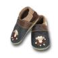 Preview: Lederpuschen Affe in blau